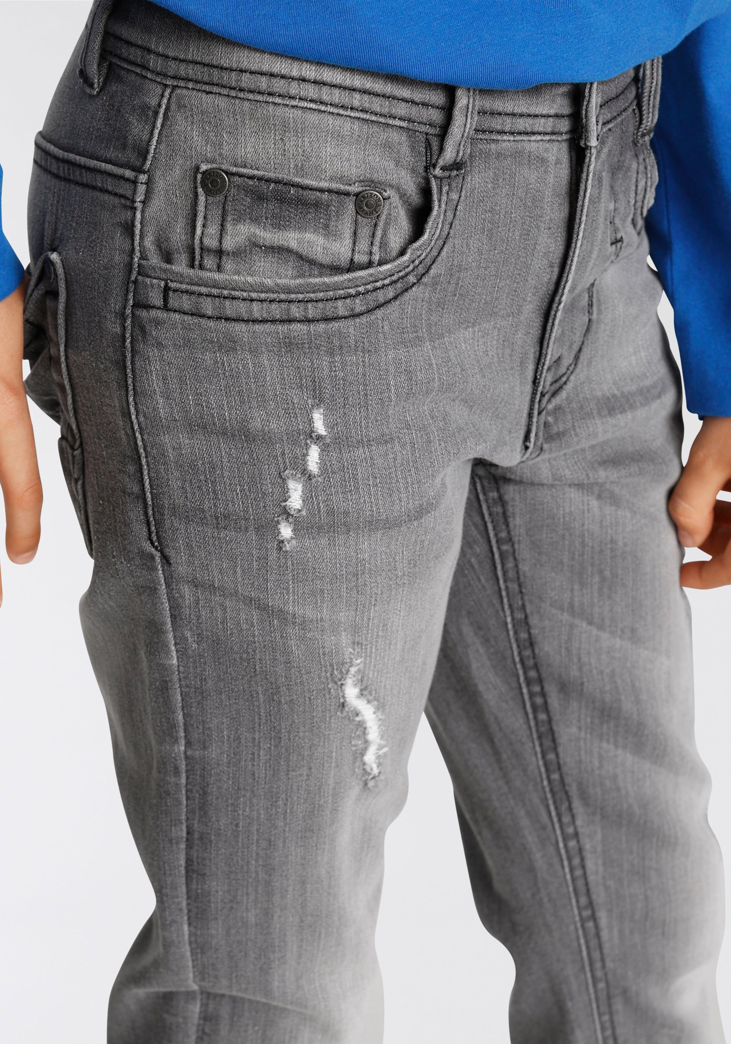 Arizona Stretch-Jeans schmale Form mit toller Waschung