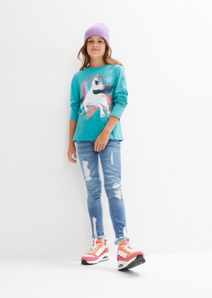 Mädchen Langarmshirt (2er Pack)