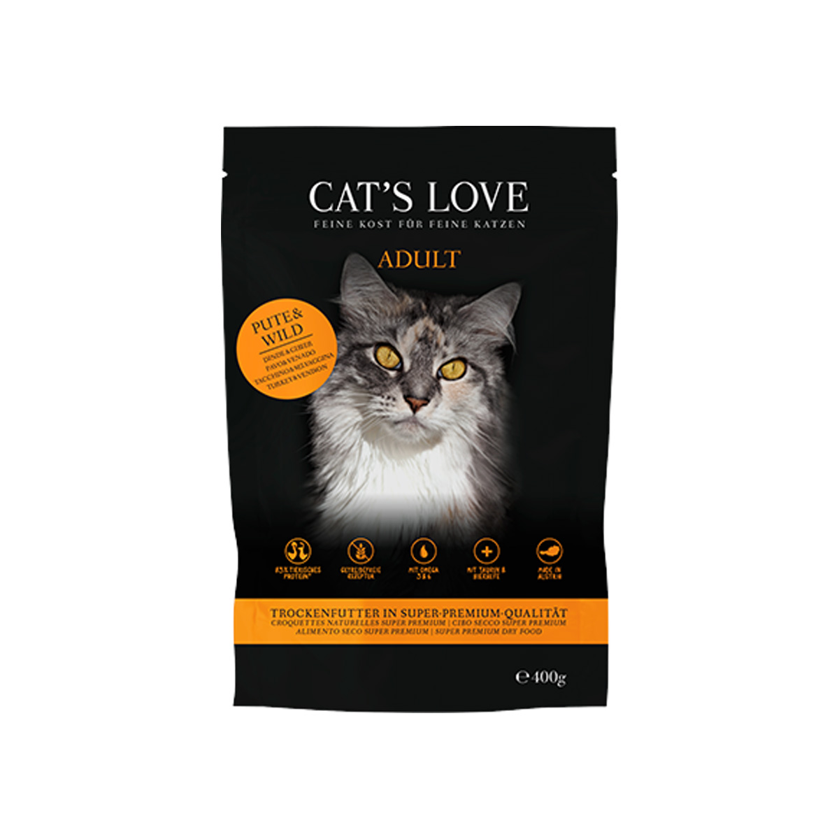 CAT'S LOVE Trocken Adult Pute & Wild günstig kaufen
