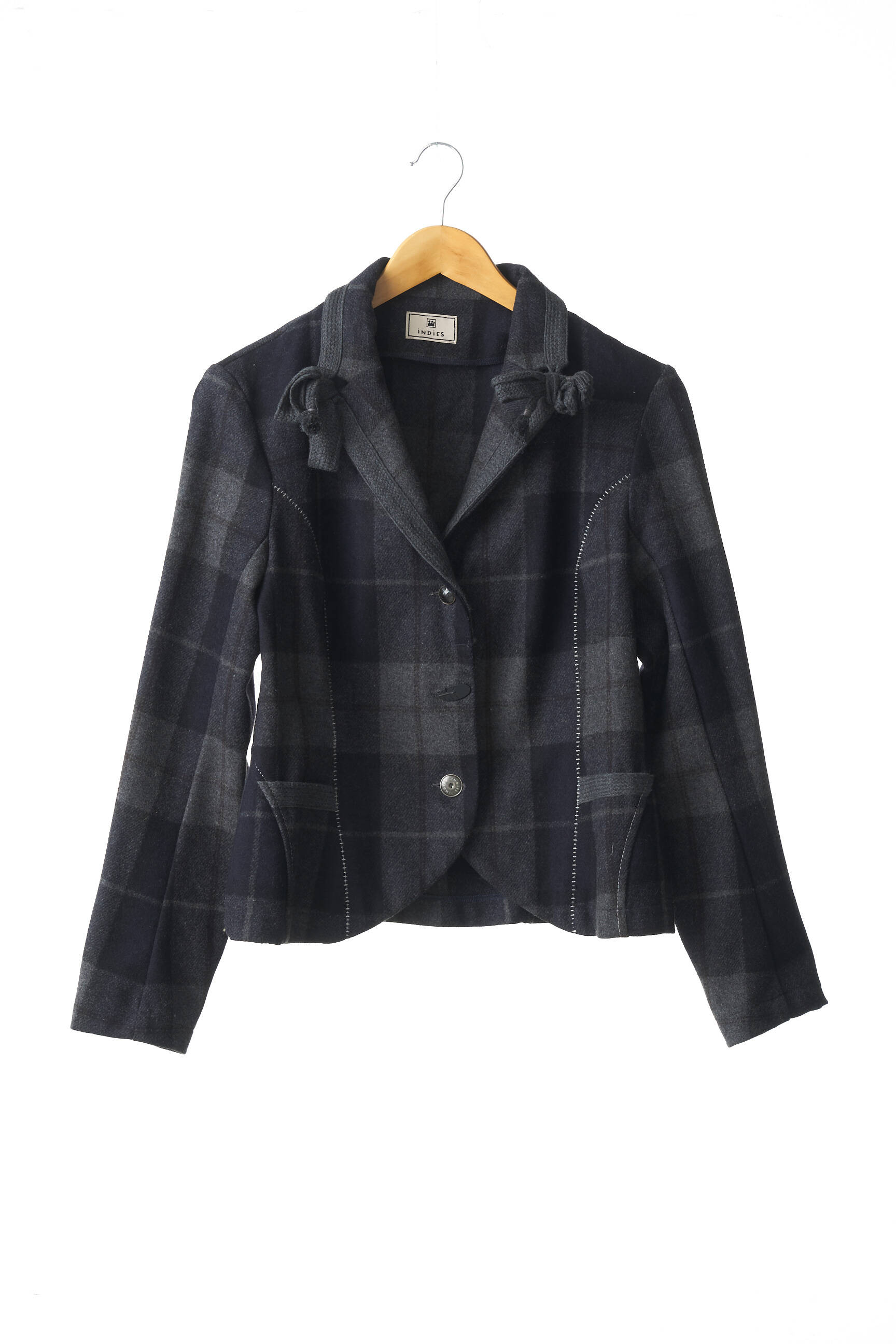 Indies Manteaux Courts Femme couleur gris