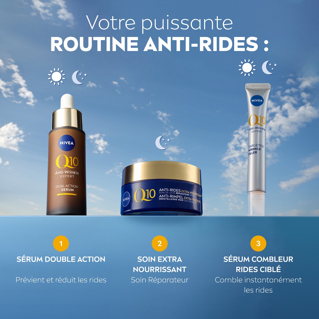 NIVEA Extra Nourishing Anti-Wrinkle Night Face Cream for Dry Skin