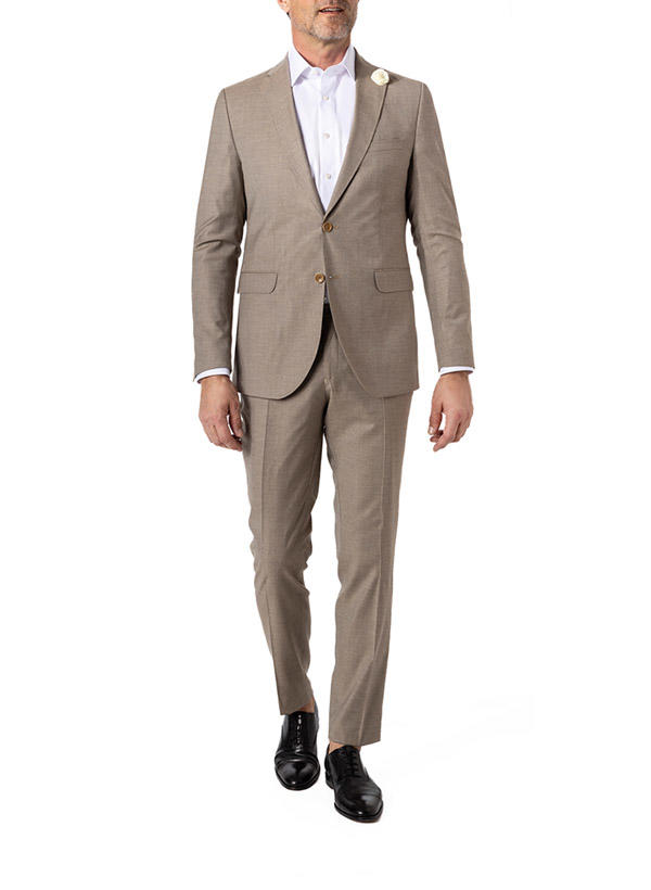 CG, Anzug, Slim Fit, Schurwolle, sand meliert