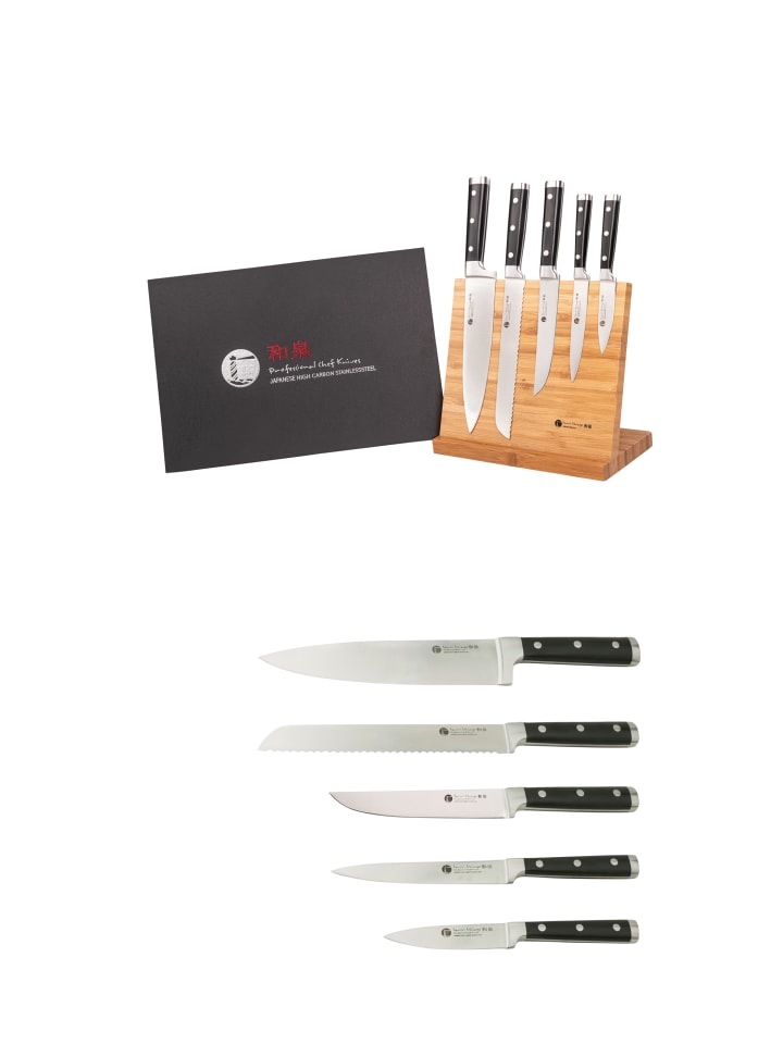 Izumi Ichiago IZUMI ICHIAGO - 5-tlg Kochmesser Set mit Magnetständer günstig kaufen onesize
