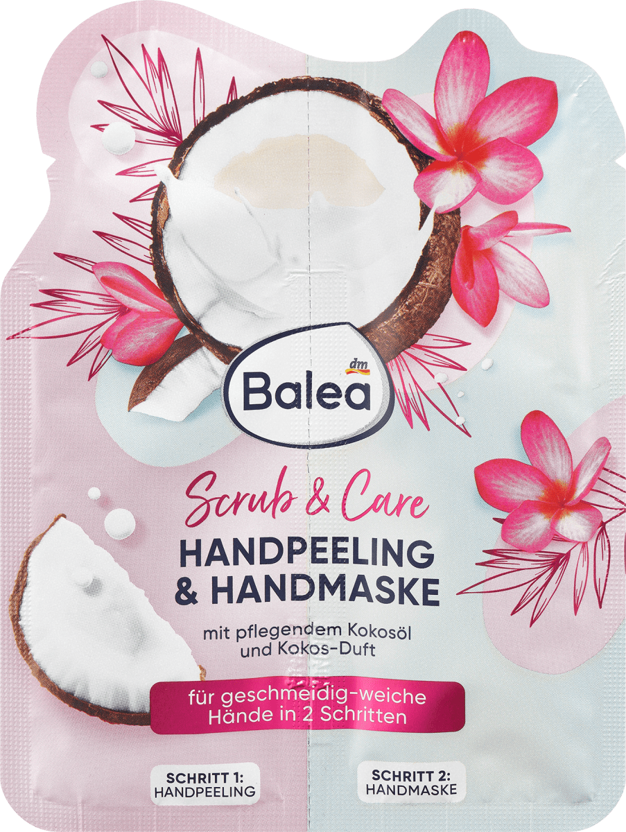 Handpeeling & -maske Scrub & Care, 20 ml
