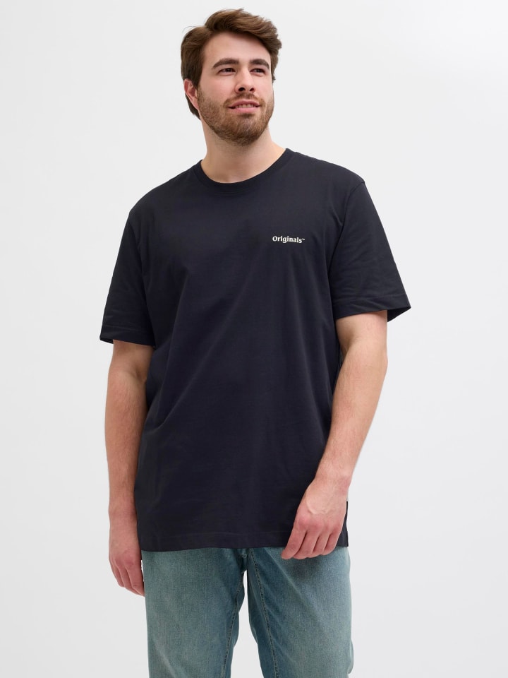 JACK & JONES PLUS T-shirt in Black günstig kaufen
