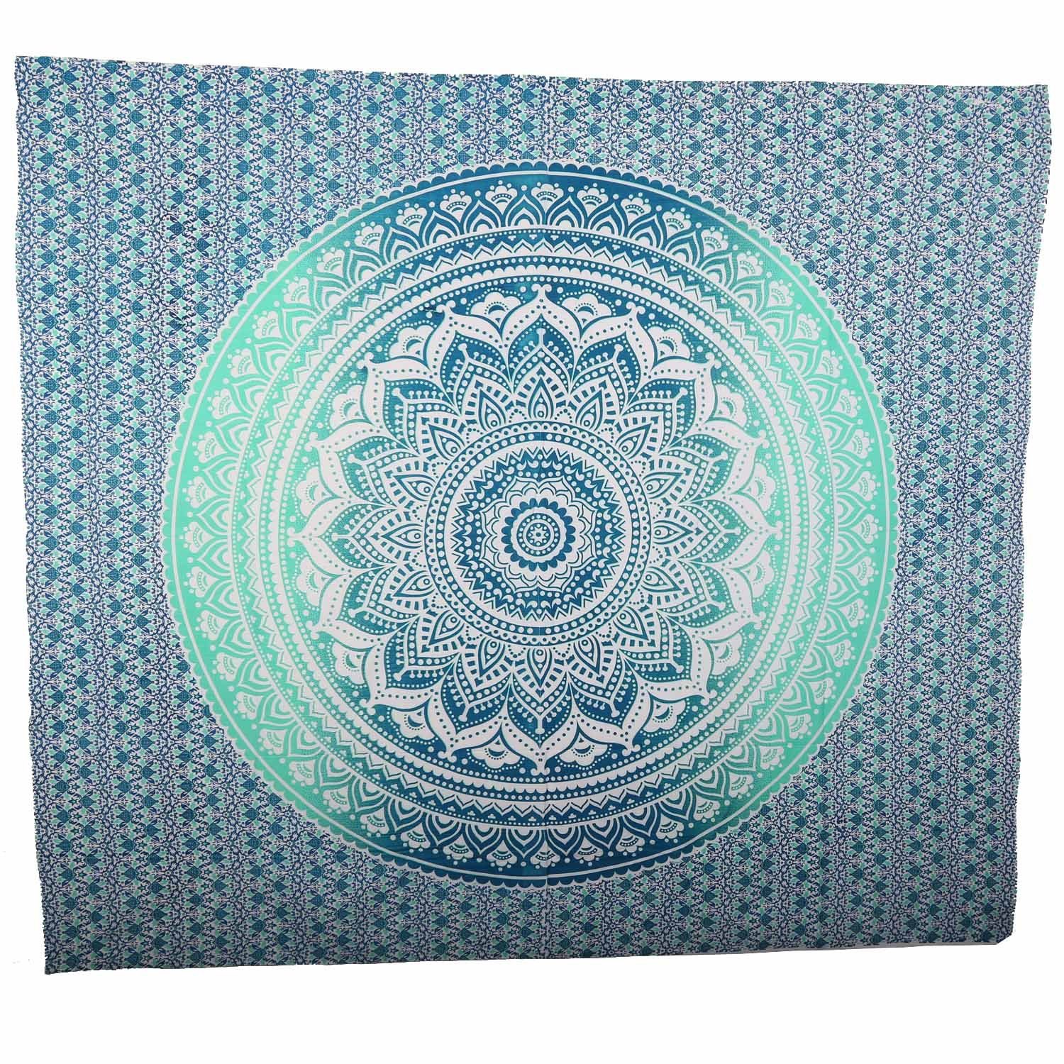 Wandteppich Indisches XXL Wandbehang Amba 240x220 cm Mandala Tapisserie, Casa Moro, Rechteckig, Wohnzimmer, Schlafzimmer