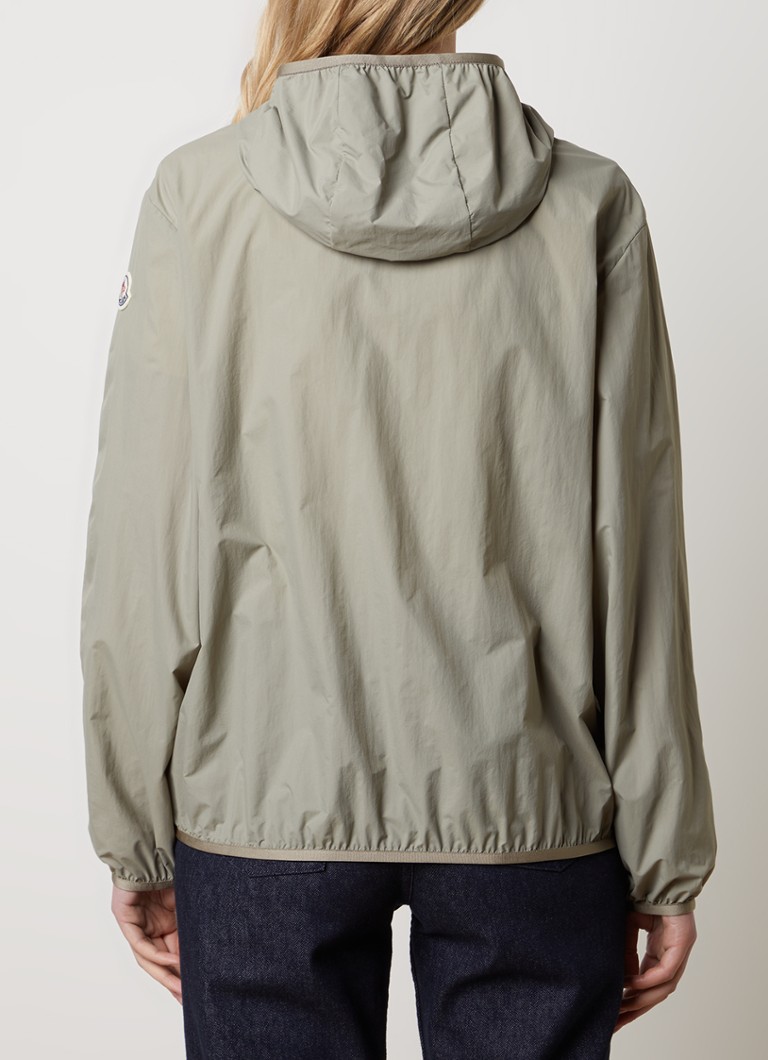 Giacca a vento Moncler Fegeo con cappuccio e tasche laterali