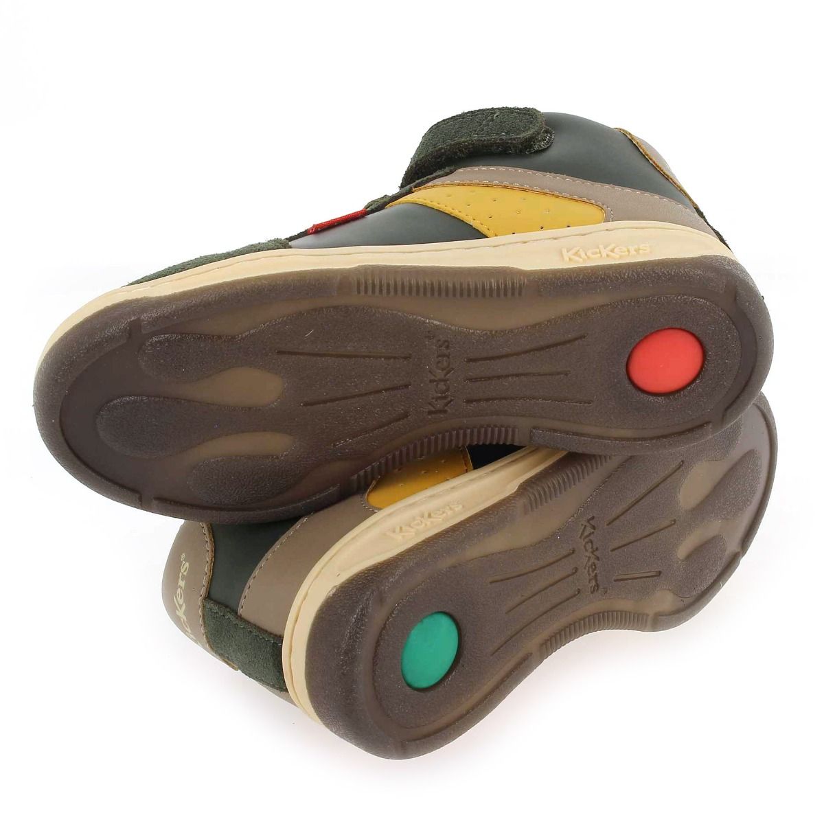 Kickers  KICKALIEN H22 - Kaki Jaune