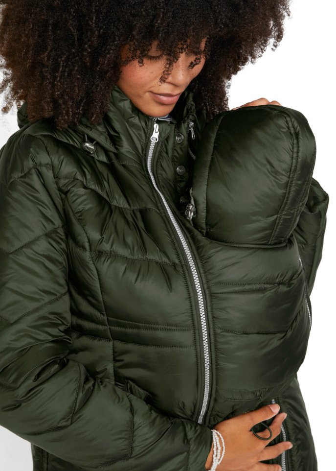 Stepp-Umstandsjacke / Tragejacke