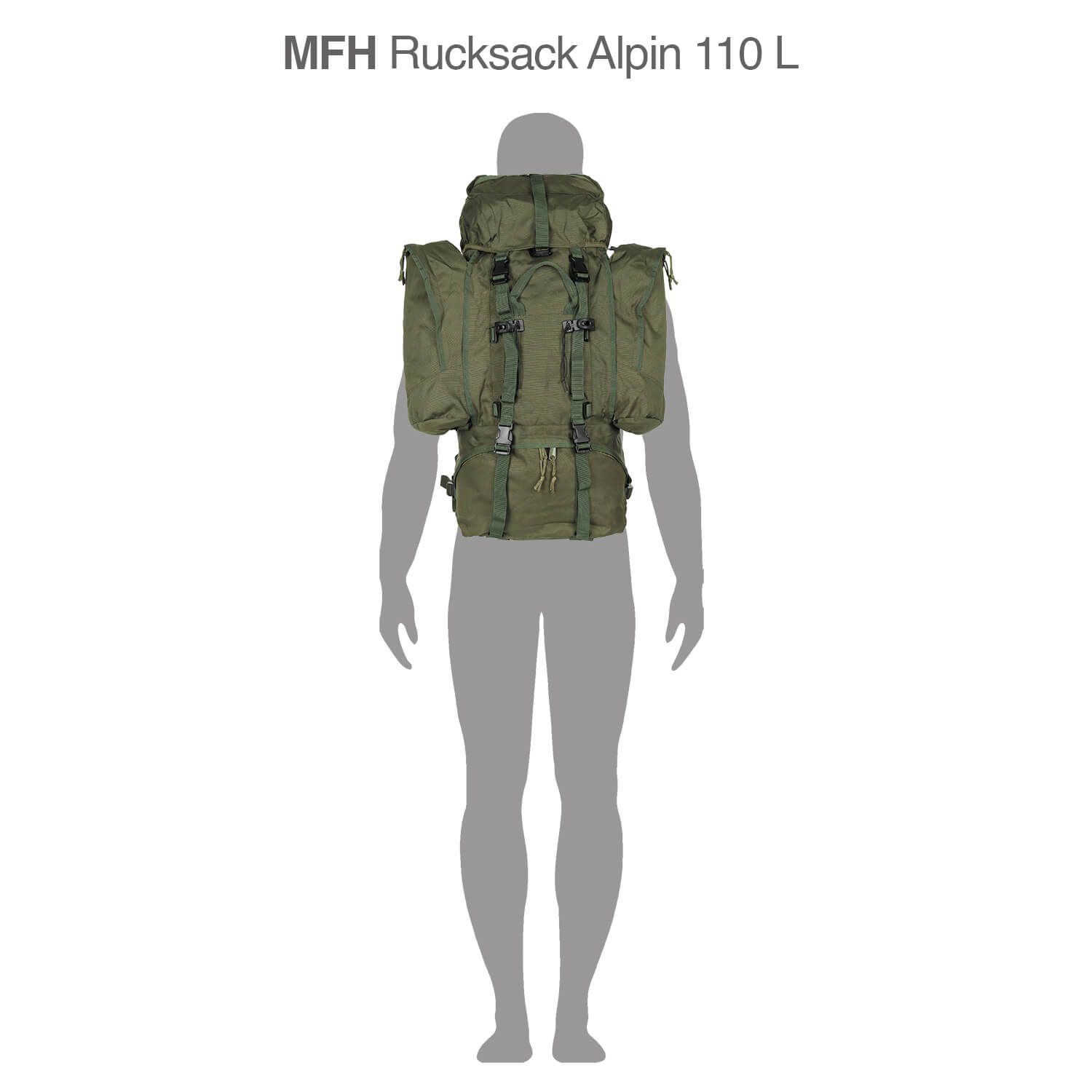 Rucksack Alpin 110 Liter