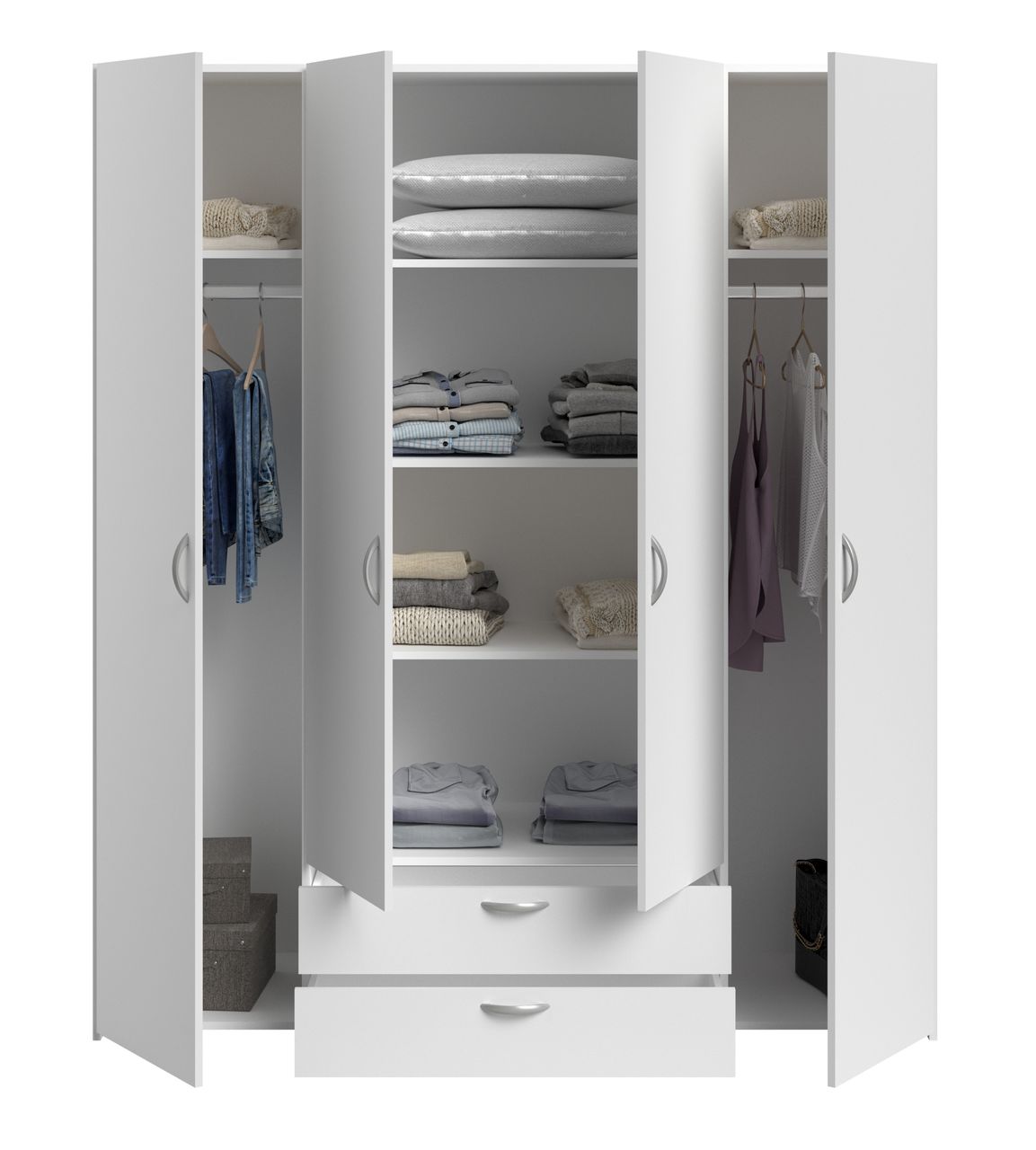 Parisot Kleiderschrank, 4-trg., Daily 1