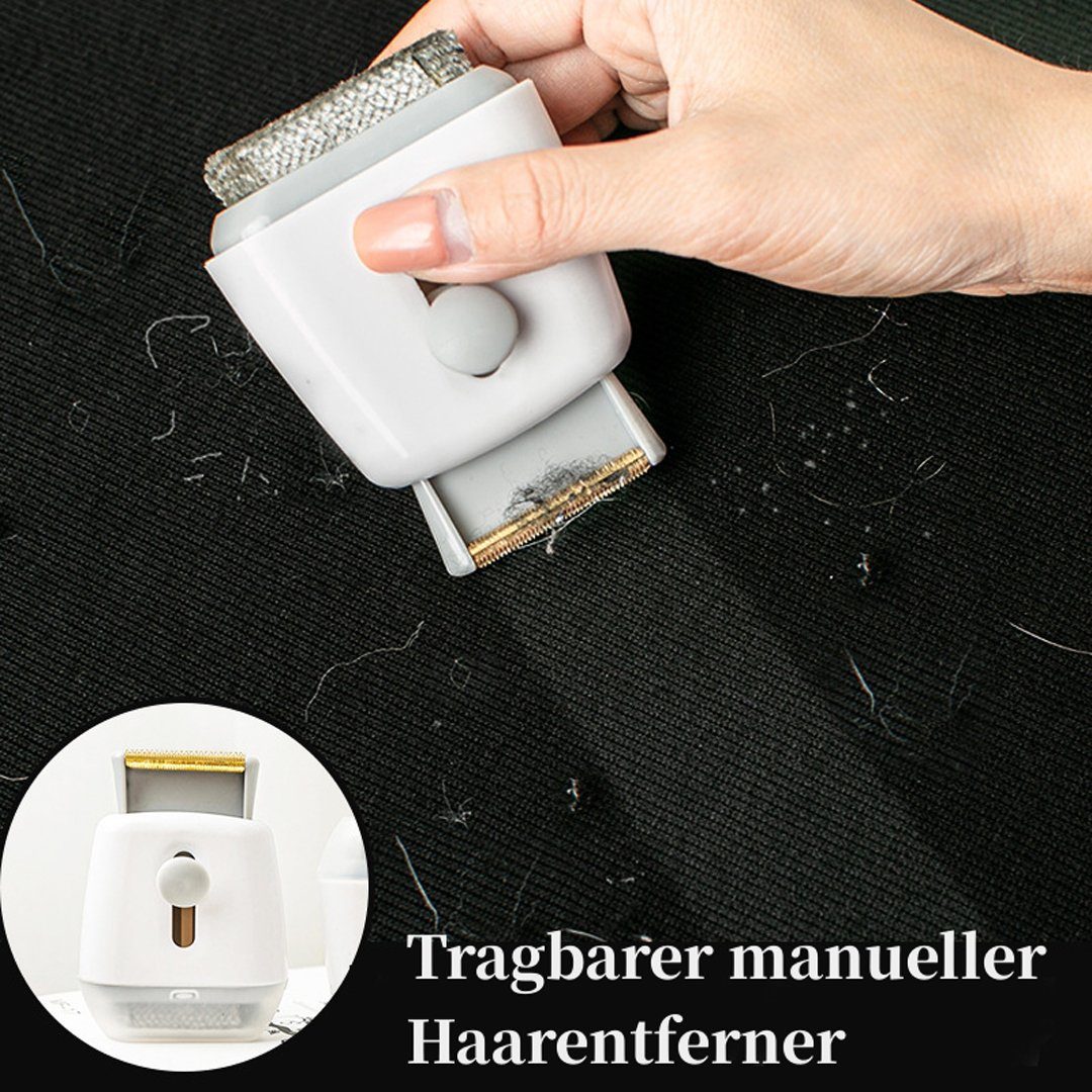 YANN Fusselrasierer Minientfussler für Pullover, Reiseausführung, einfache Handhabung, Fusselentferner, wiederverwendbar, doppelschichtig, abnehmbar