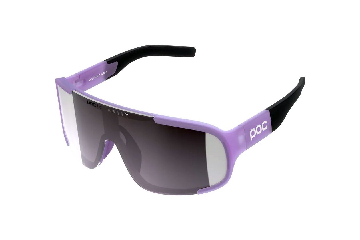 POC Aspire Mid - Purple Quartz Translucent/Violet/Silver Mirror
