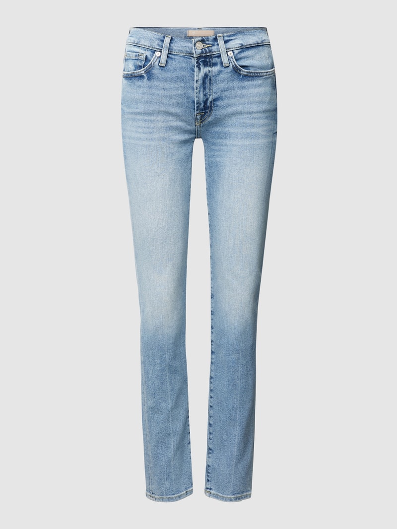 Jeans mit 5-Pocket-Design Modell 'Roxanne' in bleu