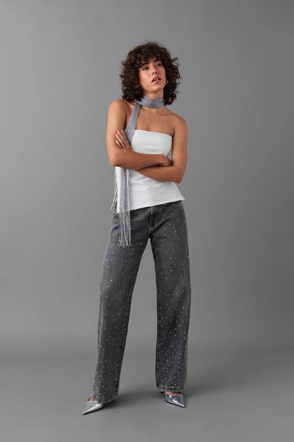 Rhinestone jeans
