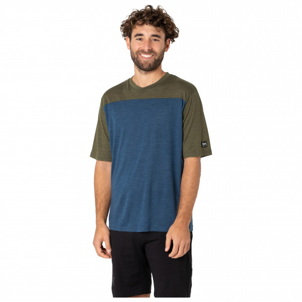 super.natural - Contrast Tee - Merinoshirt
