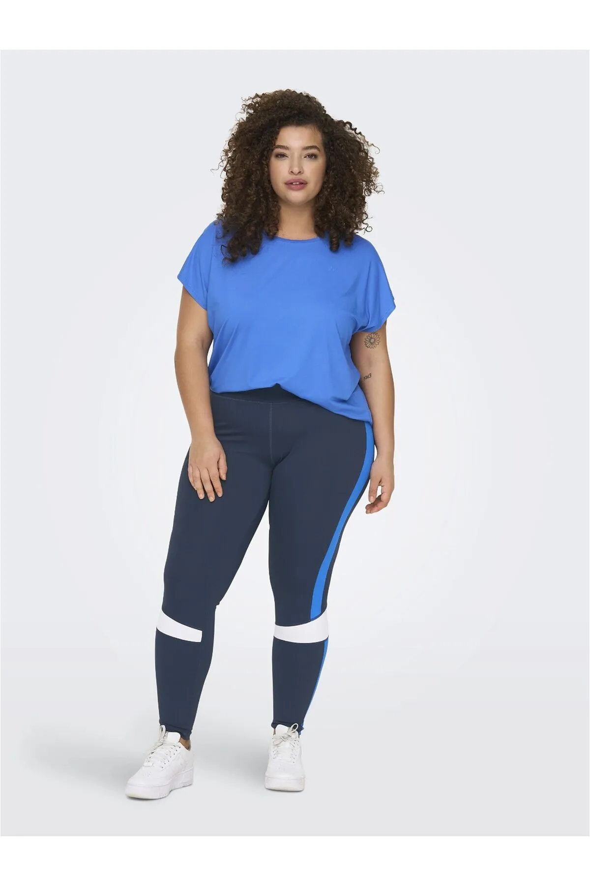 Only Play  Sport-Leggings - Blau - Mittlerer Bund