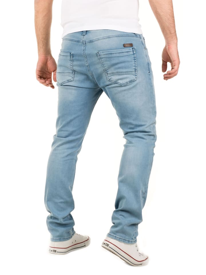 WOTEGA Jogginghose in Jeans-Optik in Hellblau günstig kaufen