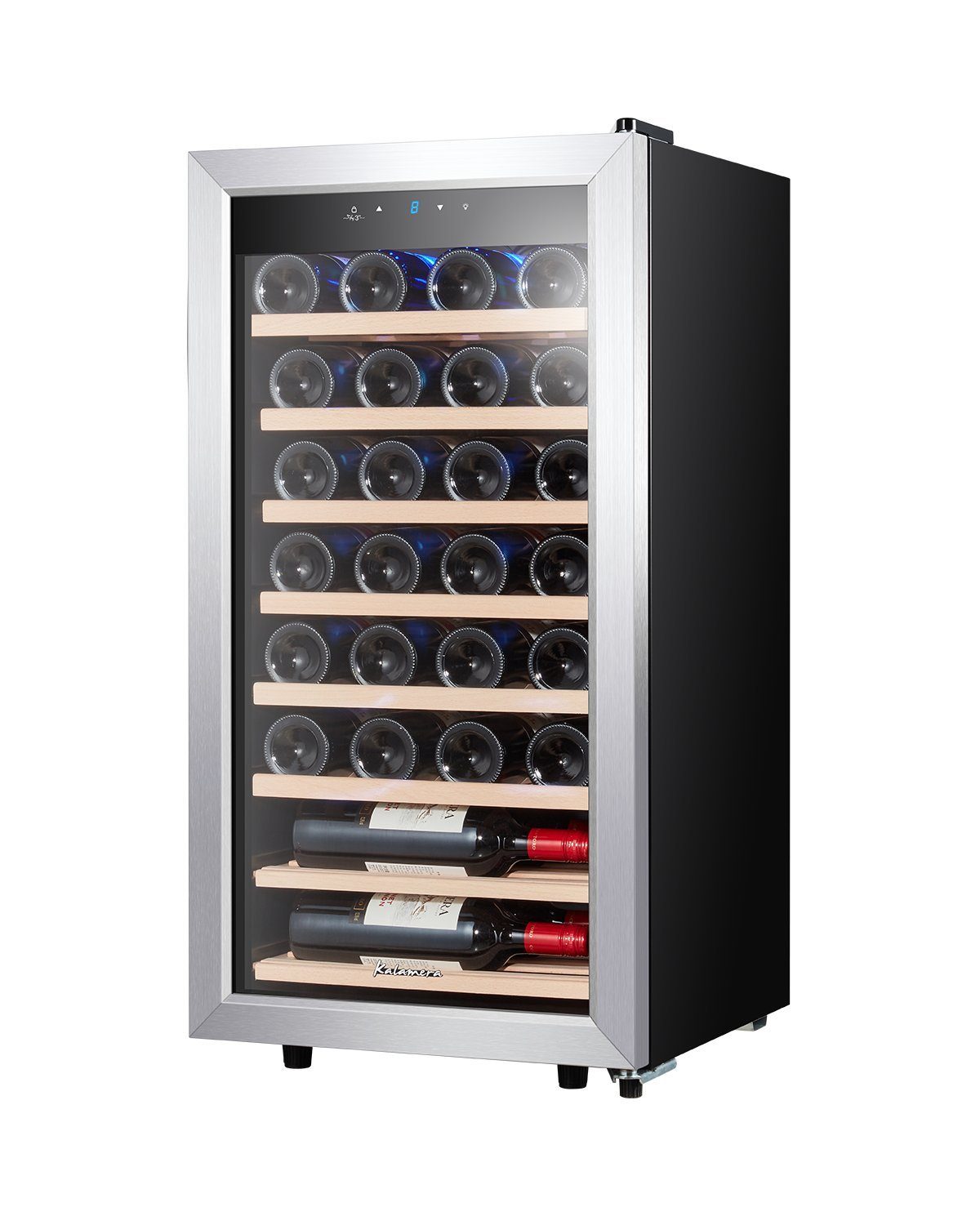 kalamera Weinkühlschrank KRC-86FCSS-W, für 28 Standardflaschen á 0,75l