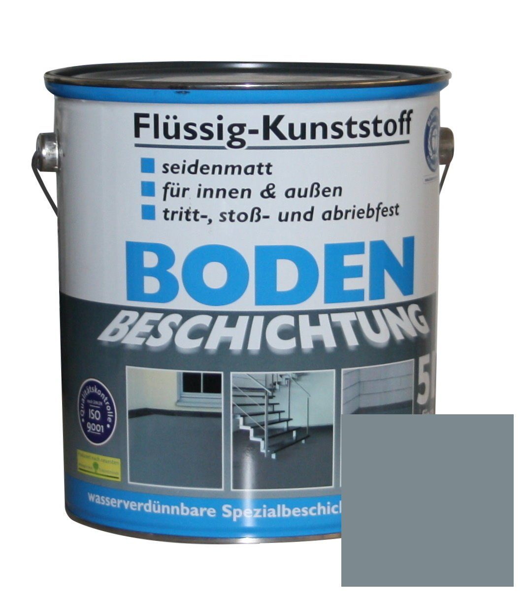 Wilckens Farben Bodenversiegelung Flüssig Kunststoff Bodenbeschichtung 50m², 5 Liter Betonfarbe Beton Beschichtung