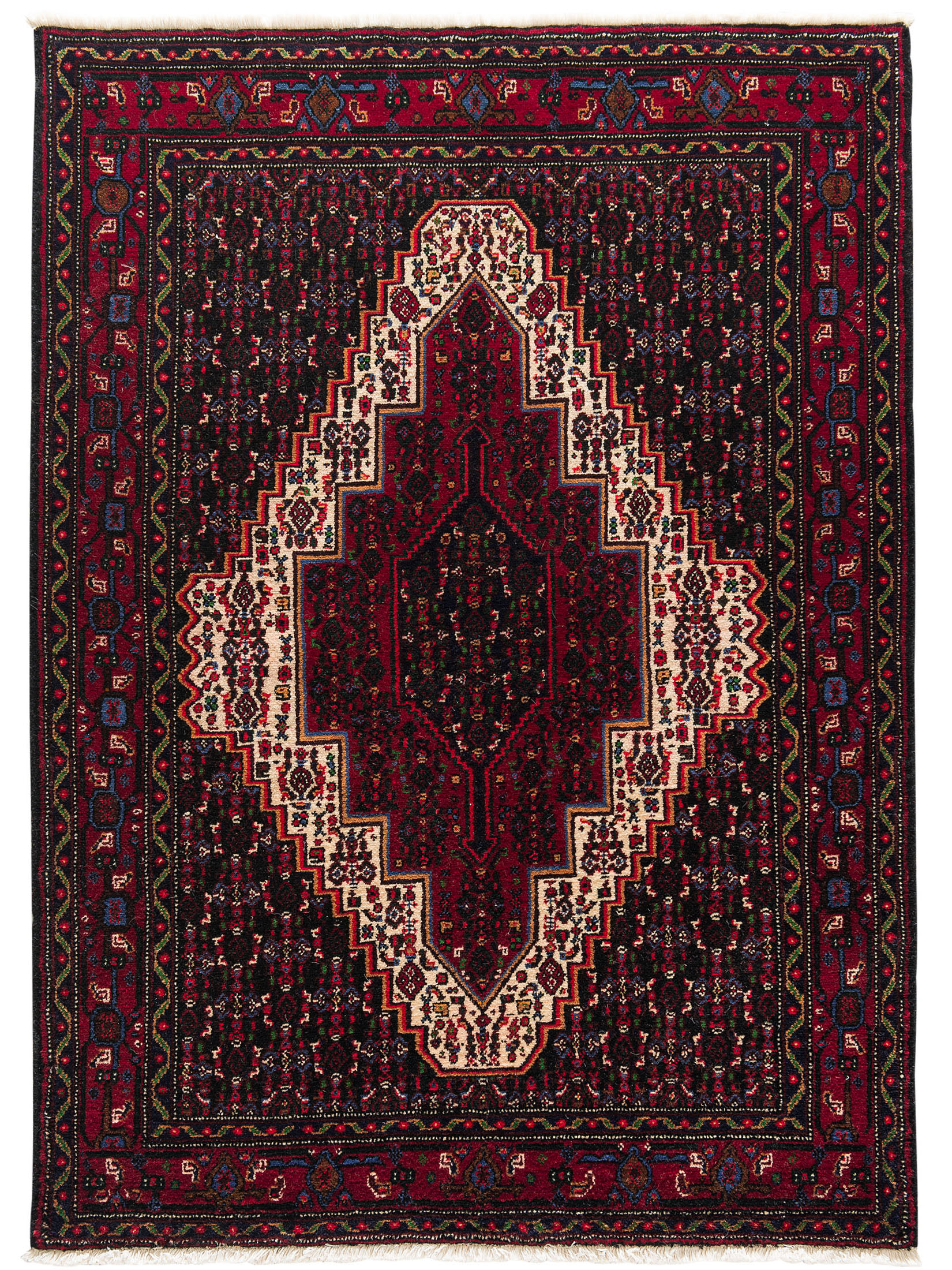 Senneh ca. 120 x 160 cm, Unikat / Einzelstück