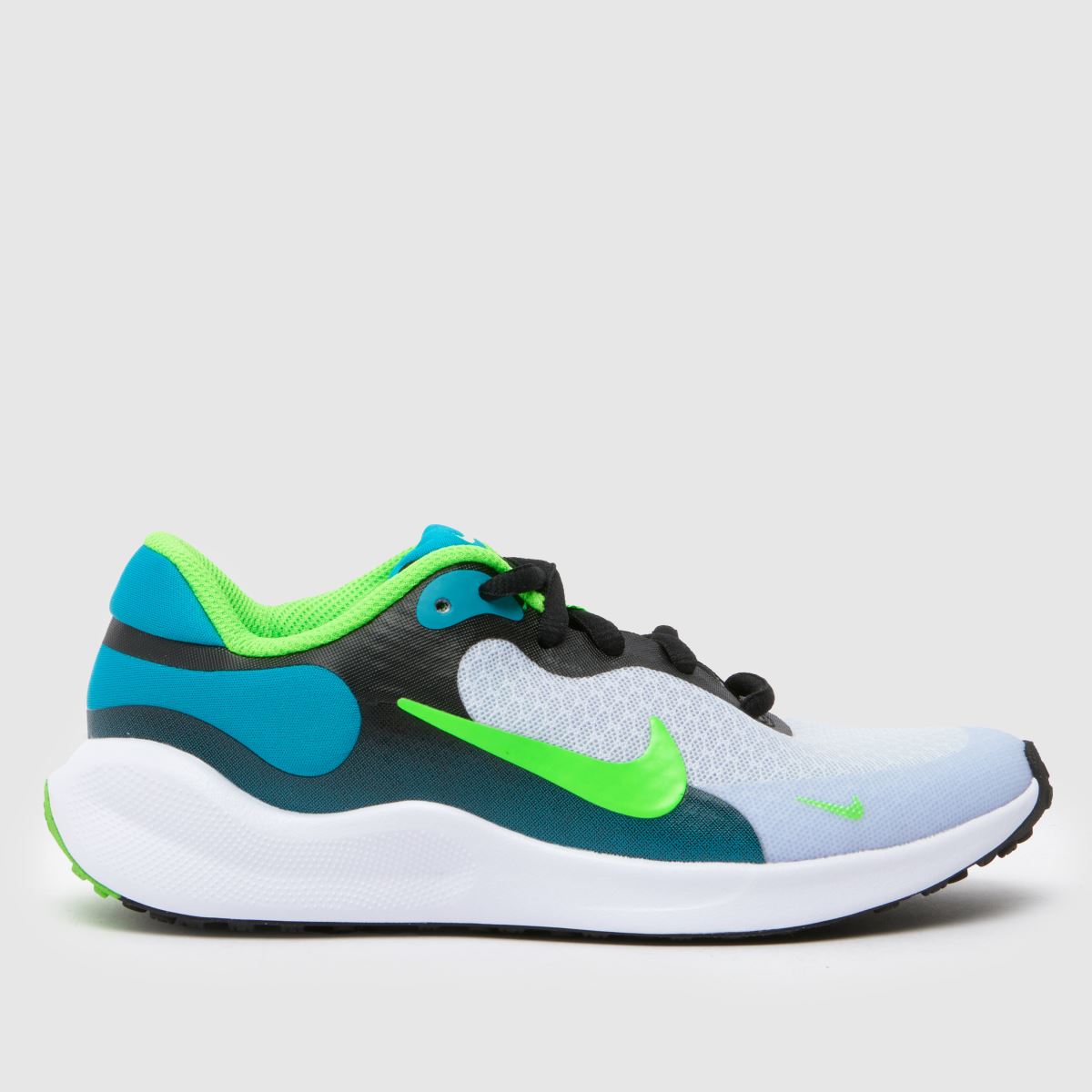 Nike Revolution 7 fekete és kék gyerekcipő fiúknak