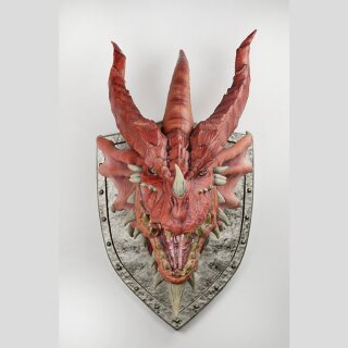 Dungeons & Dragons Replicas of the Realms: 3D Wand-Relief - Red Dragon Trophy Plaque