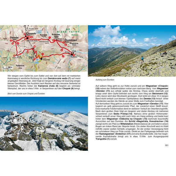 Niedere Tatra und Slowakisches Paradies - Wanderführer