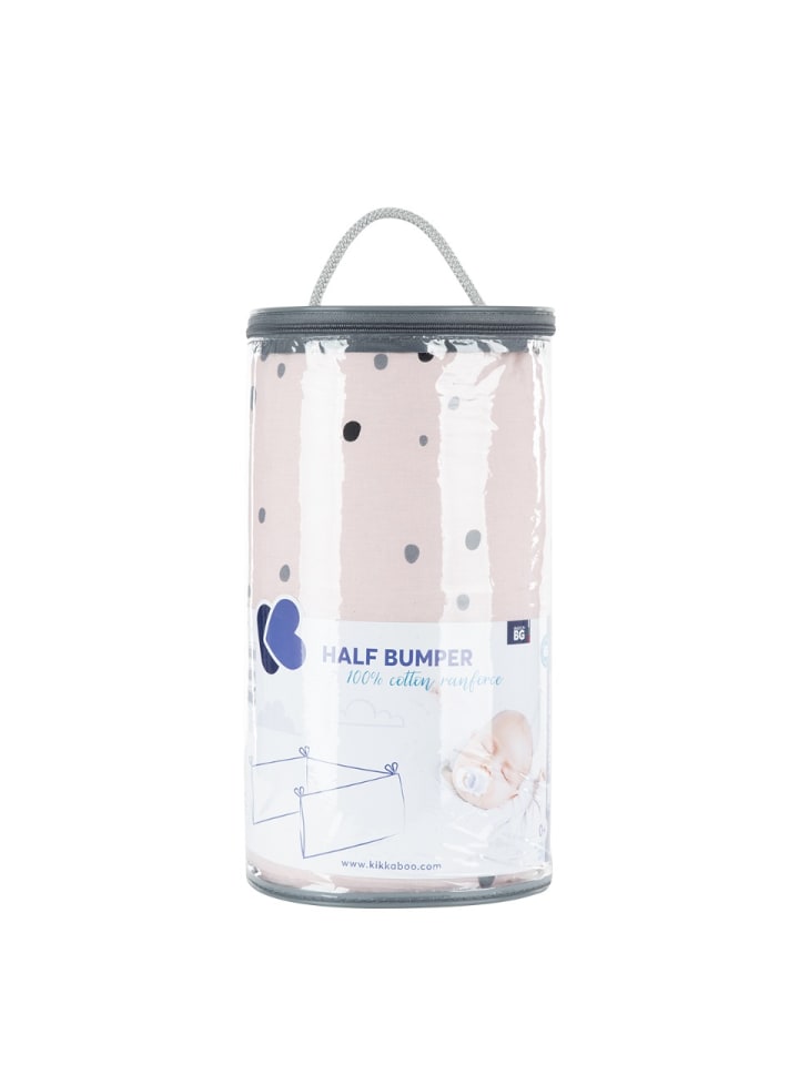 Kikkaboo Babybettnestchen Bär 180x35cm in rosa günstig kaufen 60x120 cm