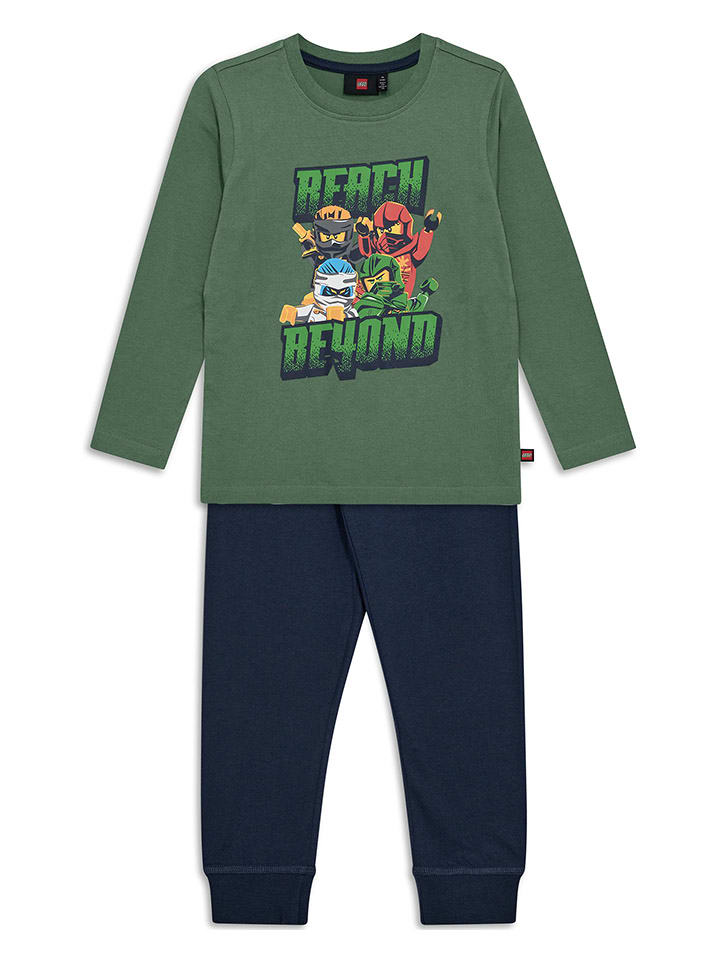 LEGO Pyjama in Grün/ Dunkelblau günstig kaufen