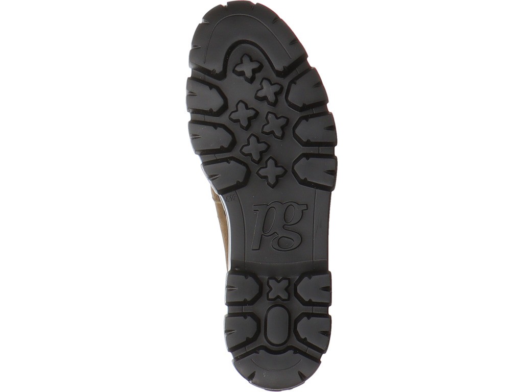 PAUL GREEN Klassische Slipper khaki Grained Nubuk oliv