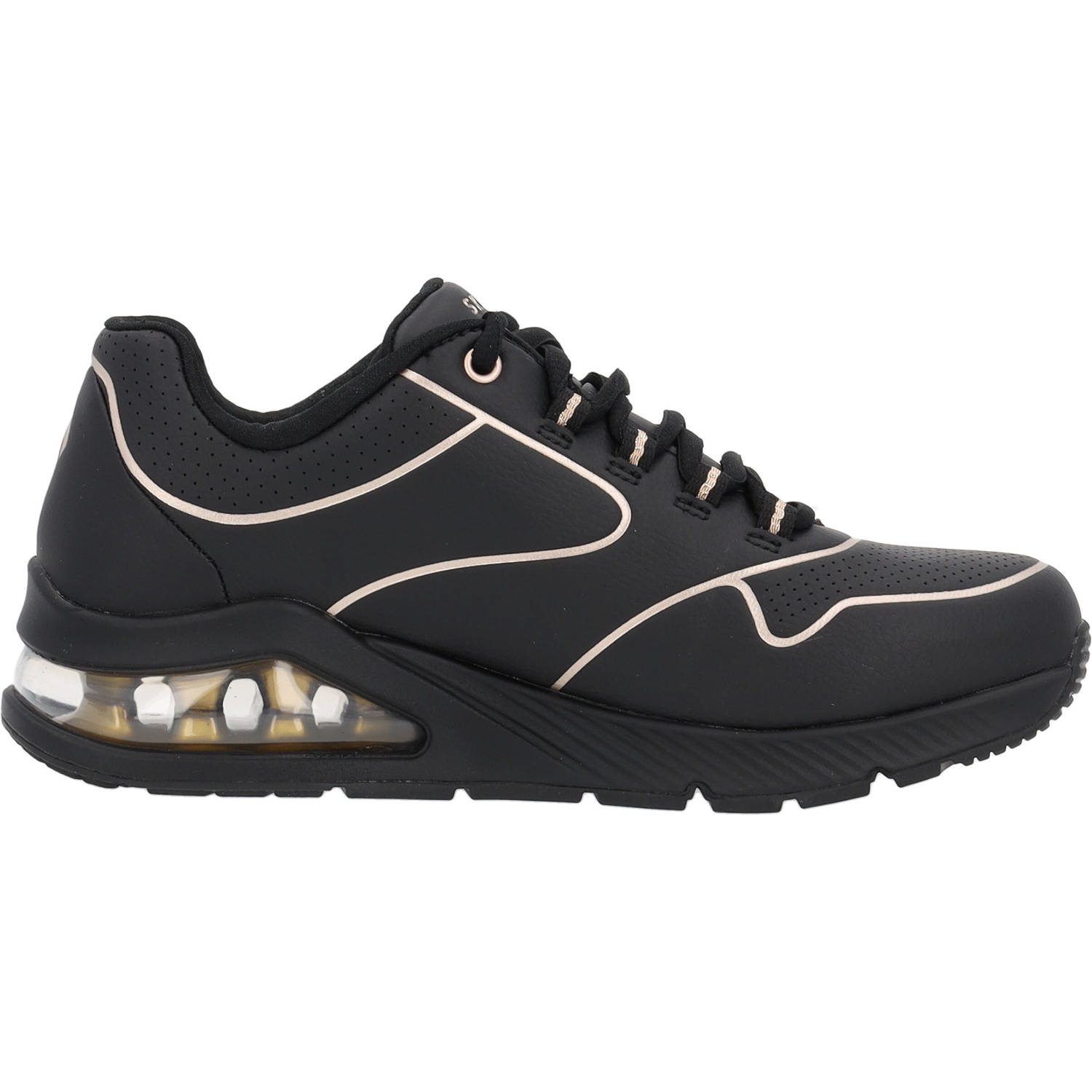 Skechers 155637, Schnürschuhe, Damen, BLACK