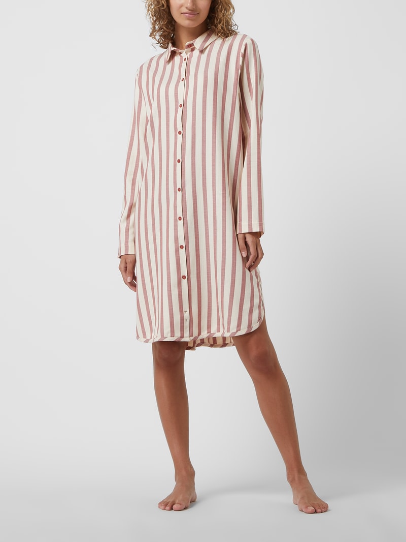 Nachthemd aus Baumwolle Modell 'Valena' in offwhite
