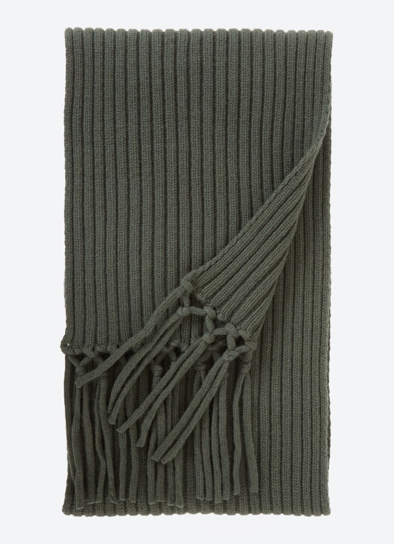 Eșarfă cu nervuri MaxMara pentru fete, 175 x 30 cm