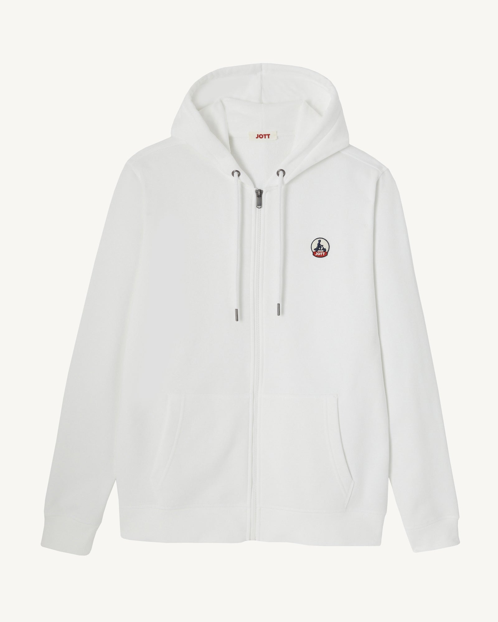 Sweat à capuche homme en coton biologique Blanc Mexico