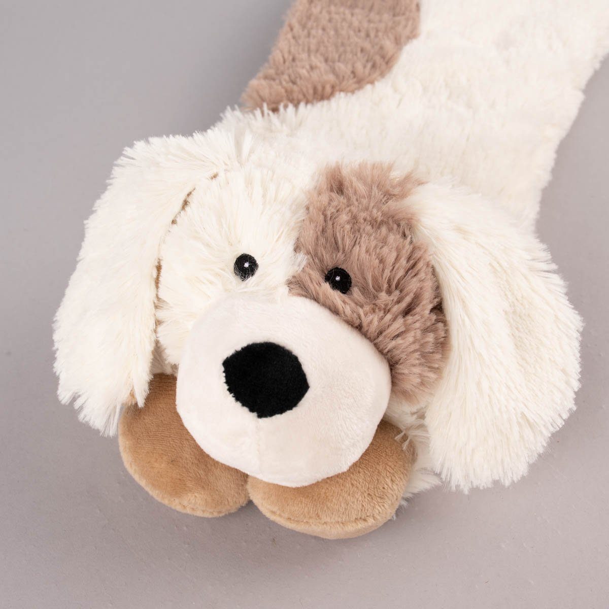 Dekokissen Warmies Wärmestofftier Hund creme braun 100% Hirse-Lavendelfüllung