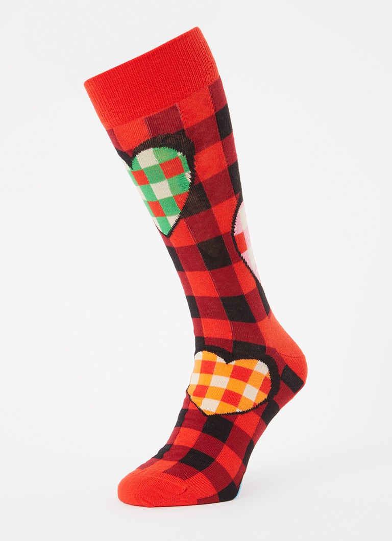 Happy Socks zeķītes ar apdruku dāvanu kastītē