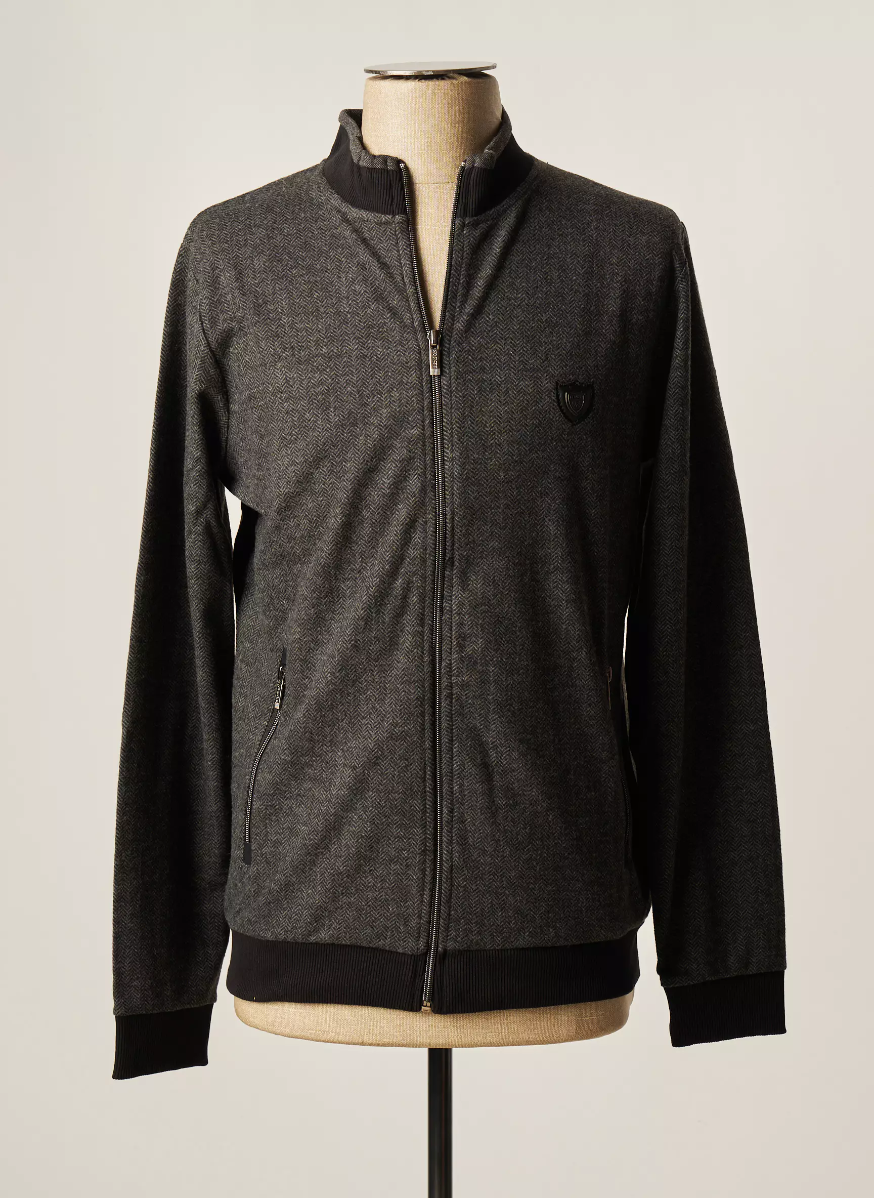 Benson Cherry Vestecasual Homme couleur gris