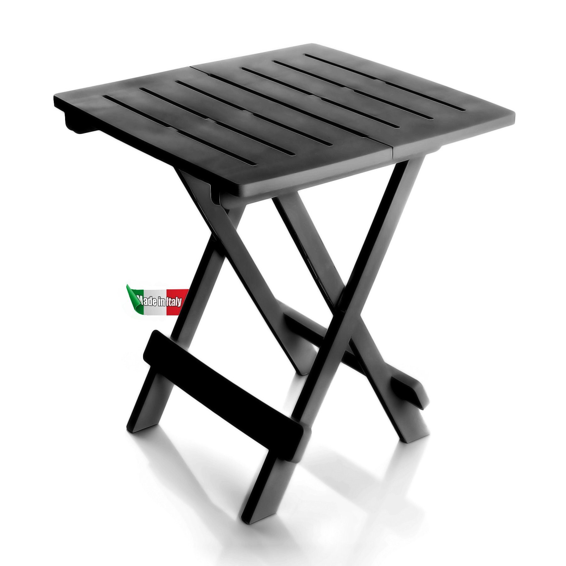 BigDean Klapptisch Klapptisch klein in anthrazit aus Kunststoff LxBxH 45x43x50cm (1-St)