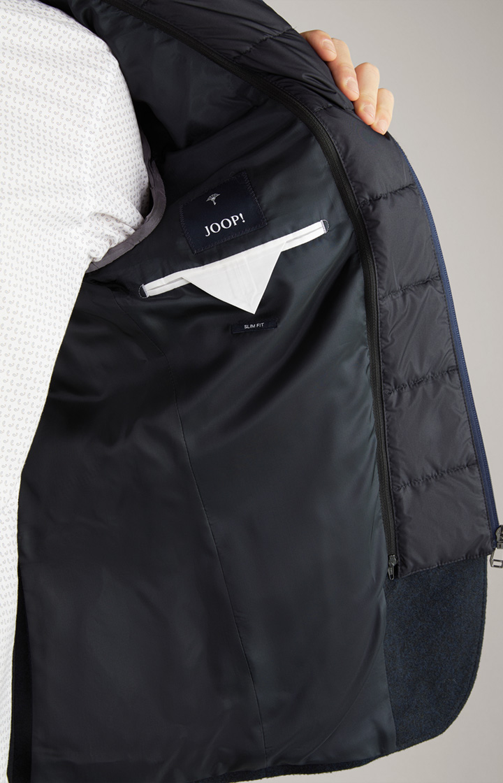 Flanell-Sakko Hecton in Dunkelblau