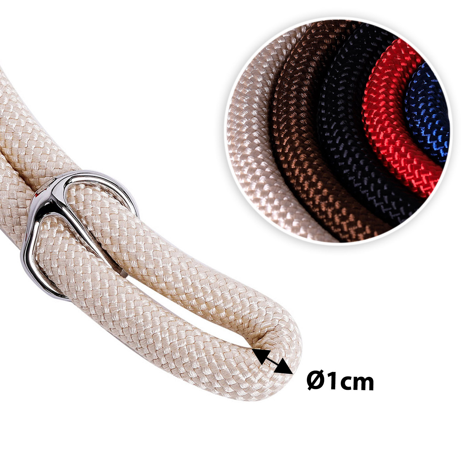 Lionto Hundehalsbänder Lionto Hundehalsband, Retrieverhalsband beige XXXL