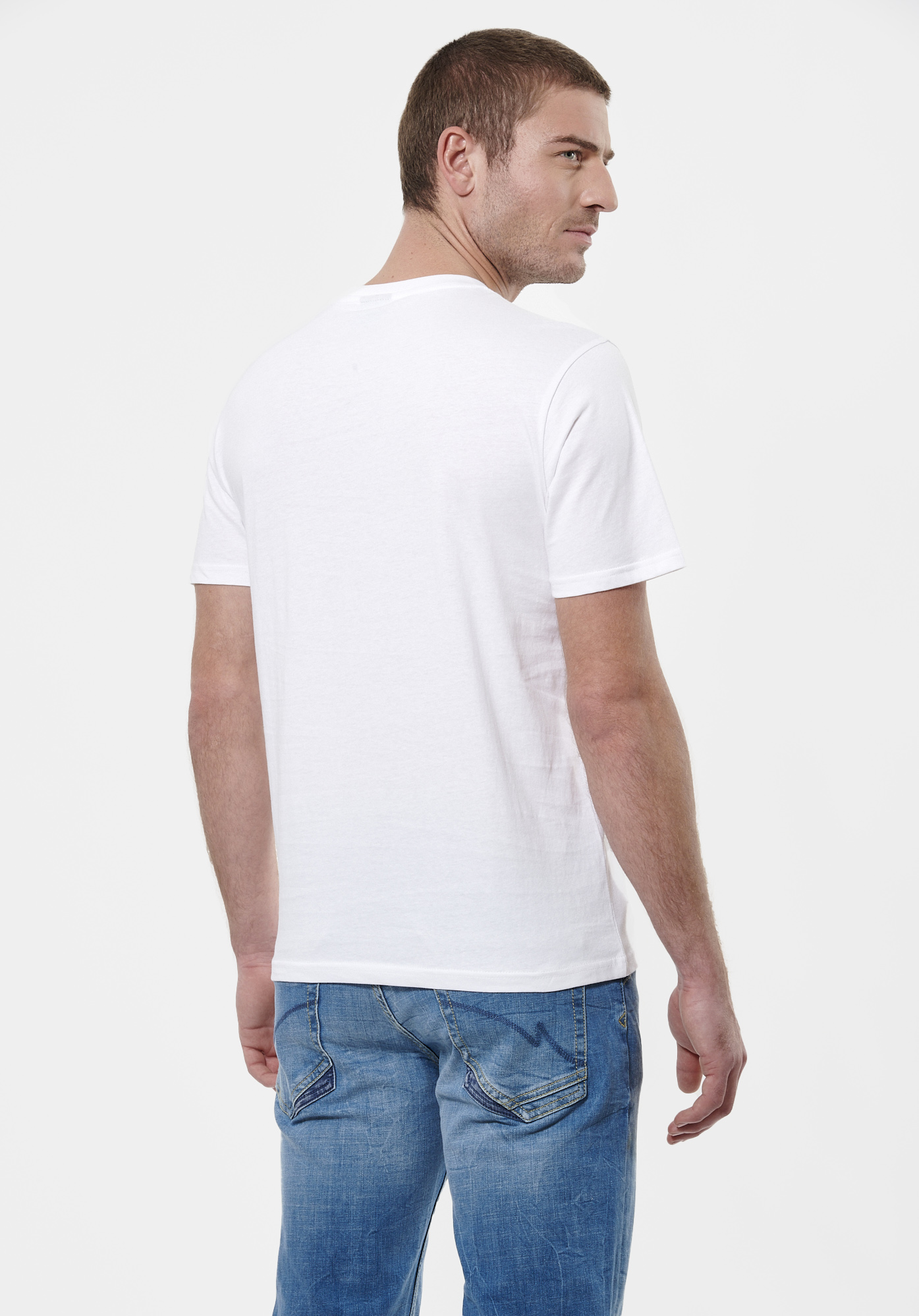 SEA    T-shirt blanc Homme en 100% coton