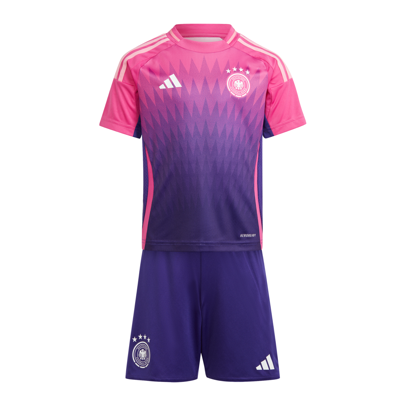adidas DFB Deutschland Minikit Away EM 2024 Kids Rosa