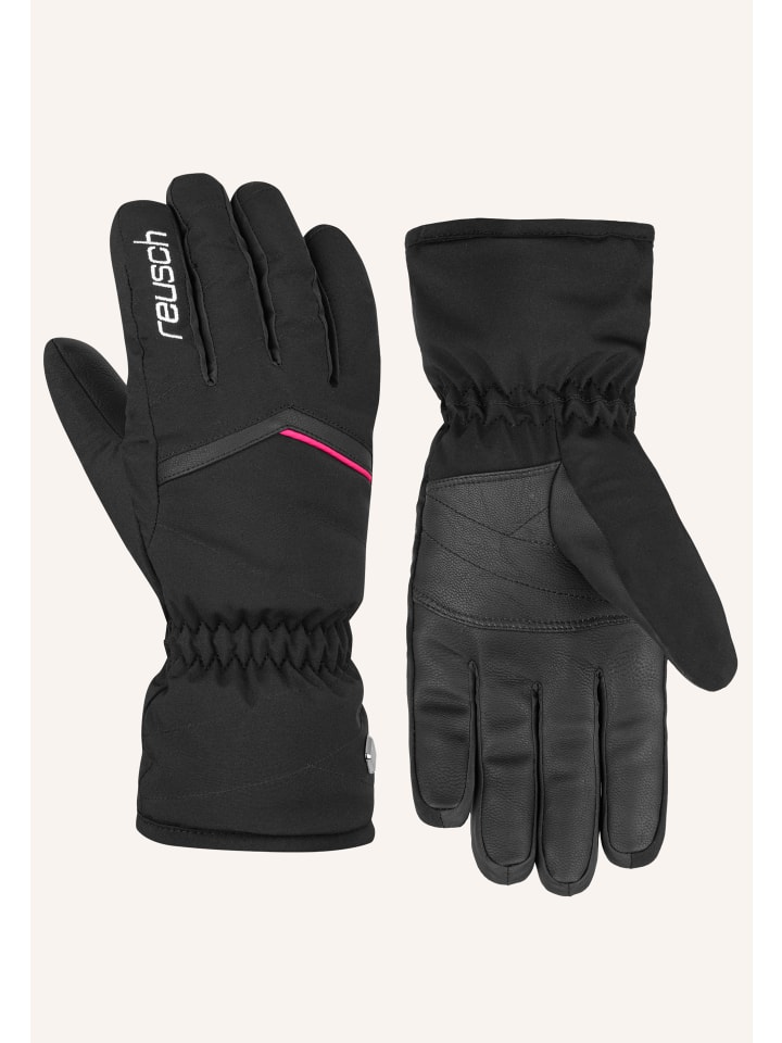 Reusch Fingerhandschuh Marisa in black/white/pink glo günstig kaufen