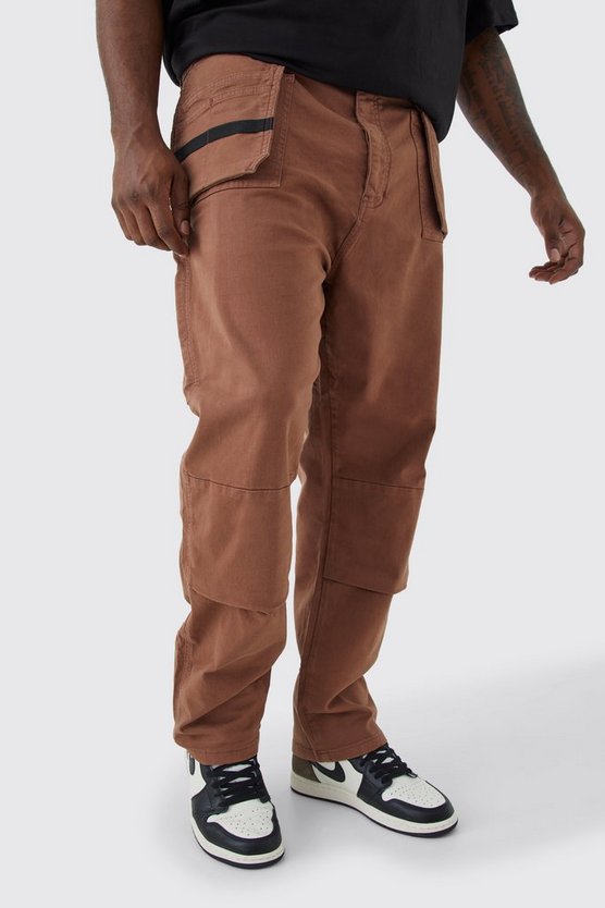 Plus Slim-Fit Cargo-Hose mit Detail