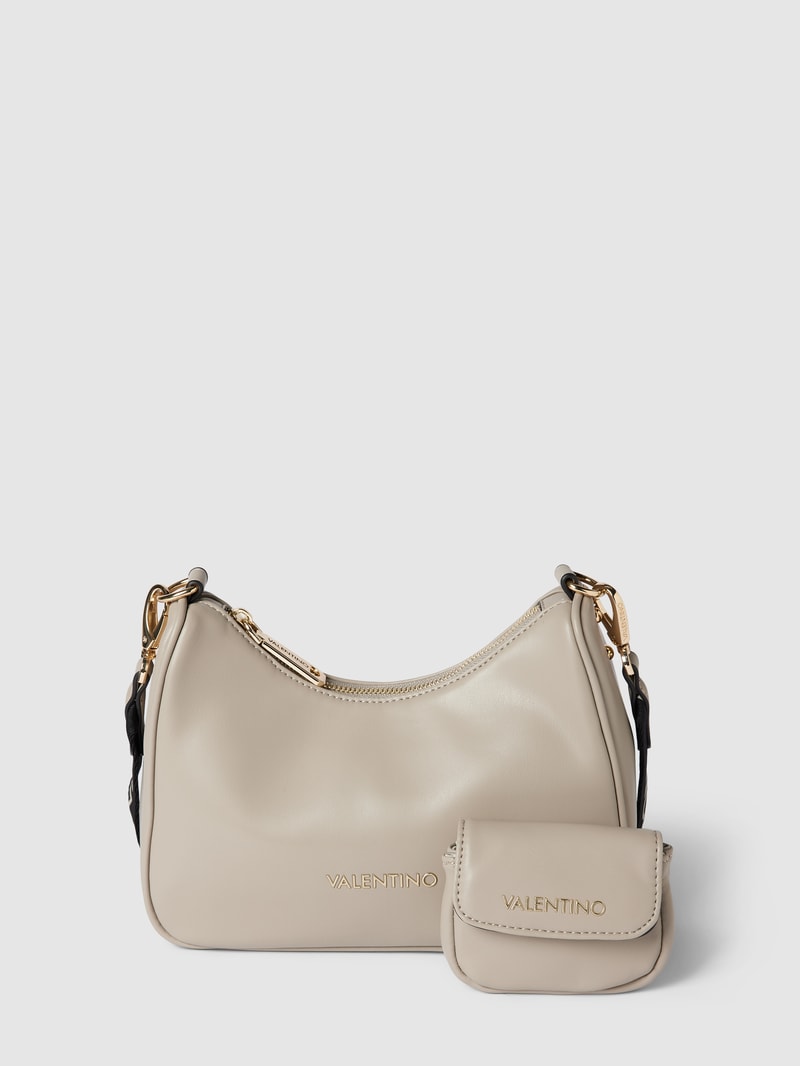 Handtasche mit Label-Applikation Modell 'CHAMONIX RE' in hellgrau