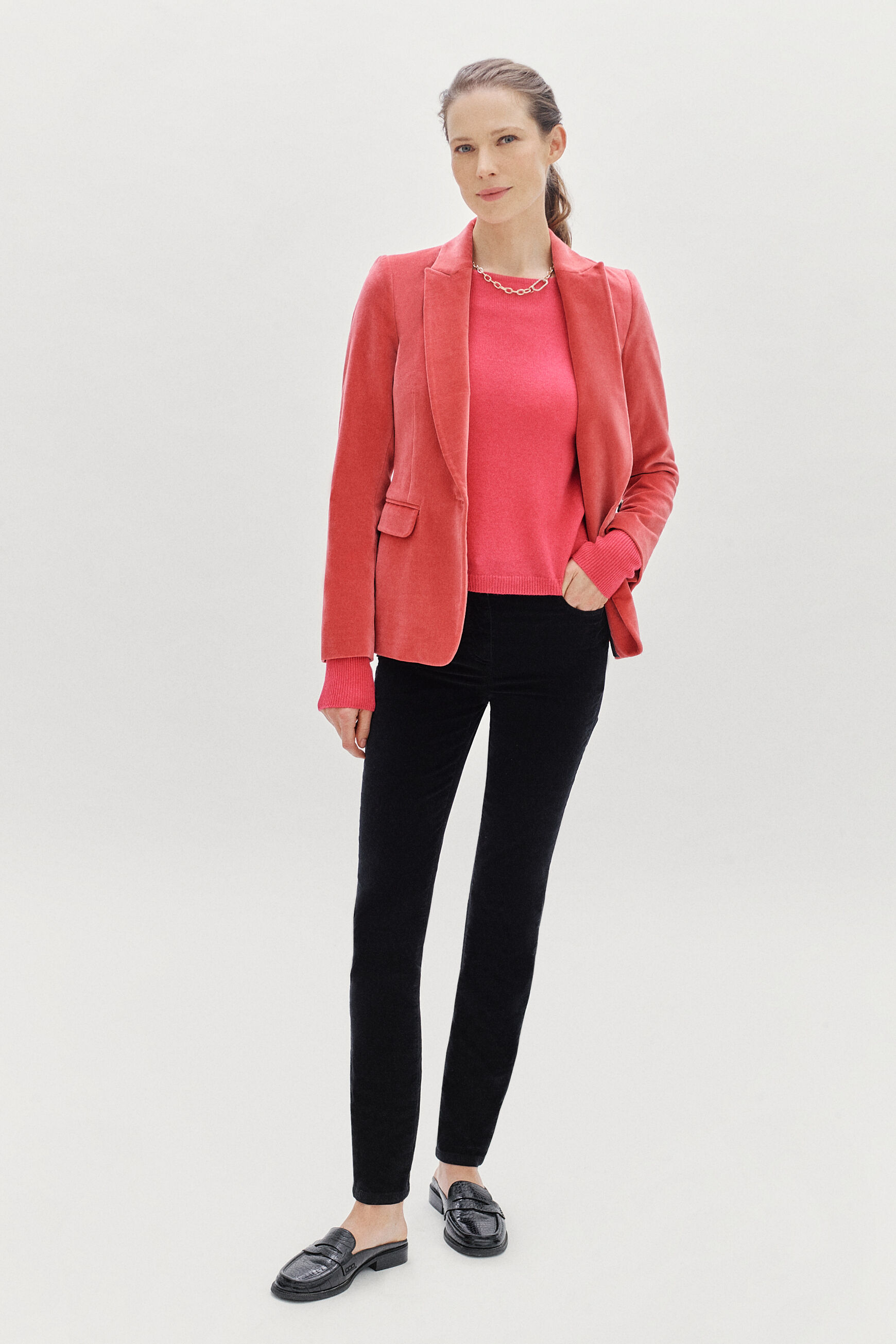 blazer aurora rose femme
