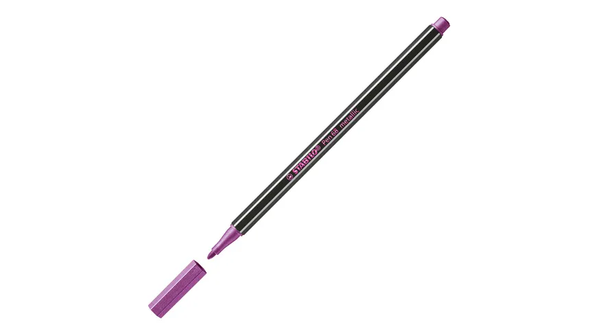 STABILO® Premium Metallic-Filzstift - STABILO Pen 68 metallic - Einzelstift - metallic rosarot