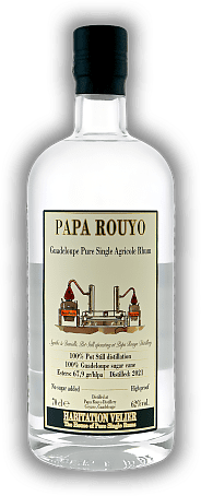 Habitation Velier Papa Rouyo Guadeloupe Pure Single Agricole Rhum 62% Habitation Velier Papa Rouyo Guadeloupe Pure Single Agricole Rhum 62%  Jahrgang 2021 - 0,7	 Liter - Vol 62%