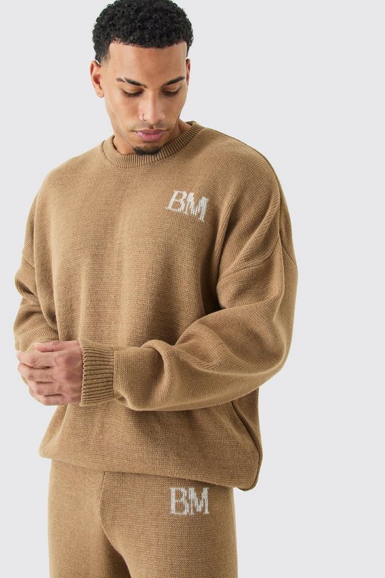 Oversize Pullover mit Logo